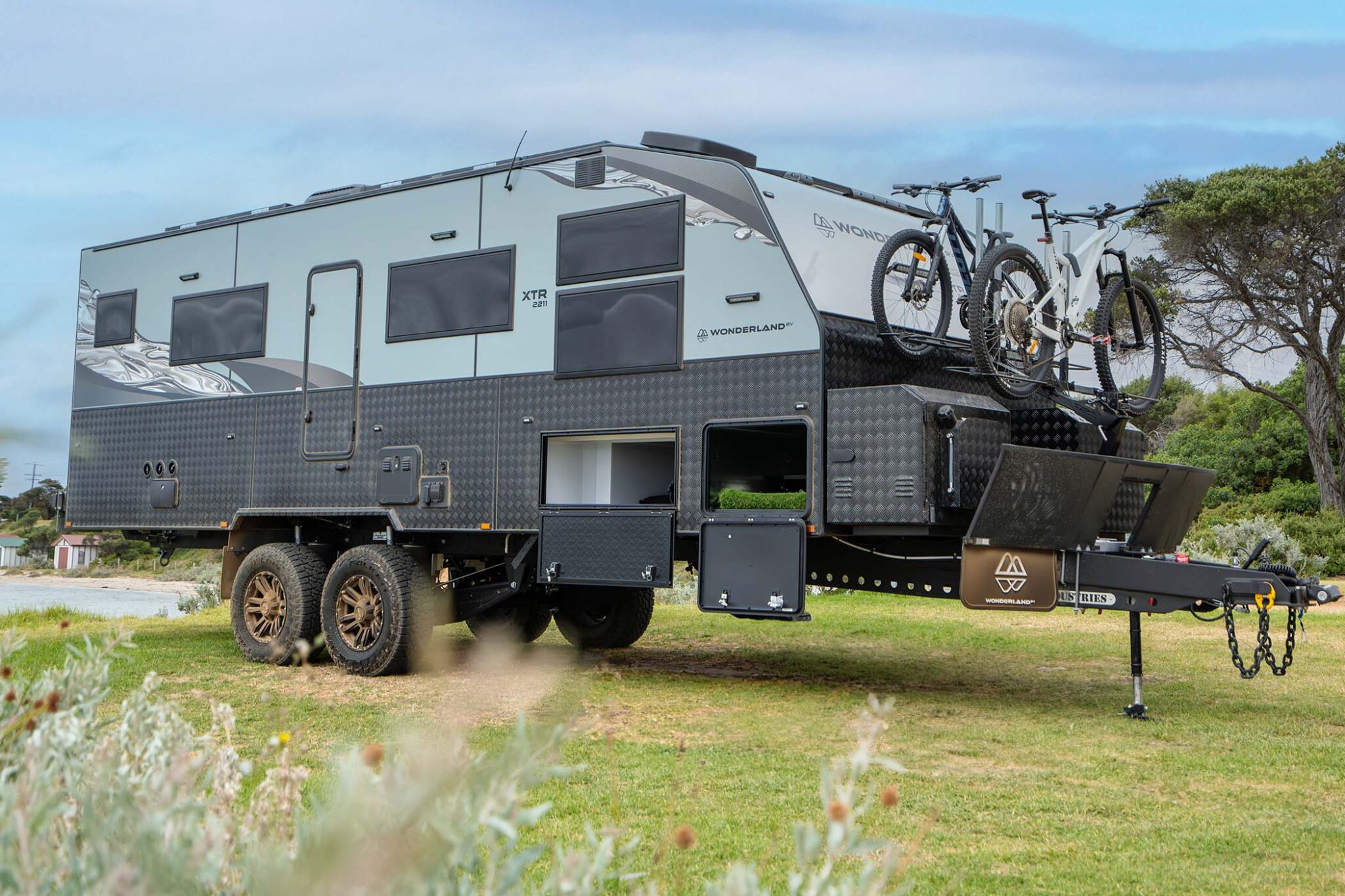 Gasless XTR Off-Road Caravan packed with sustainable, eco-friendly features