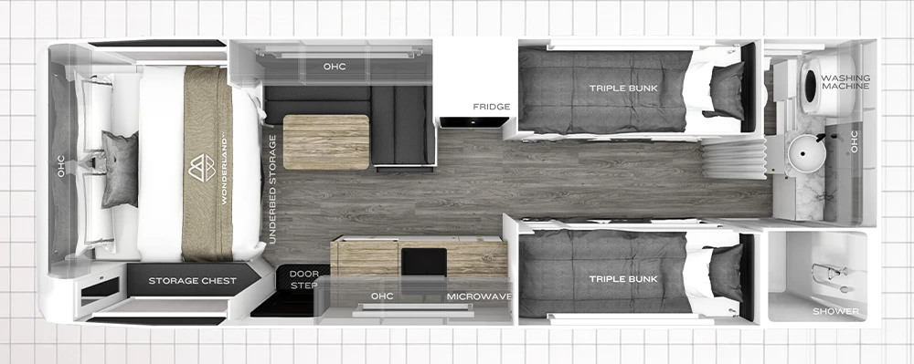 caravan custom layout