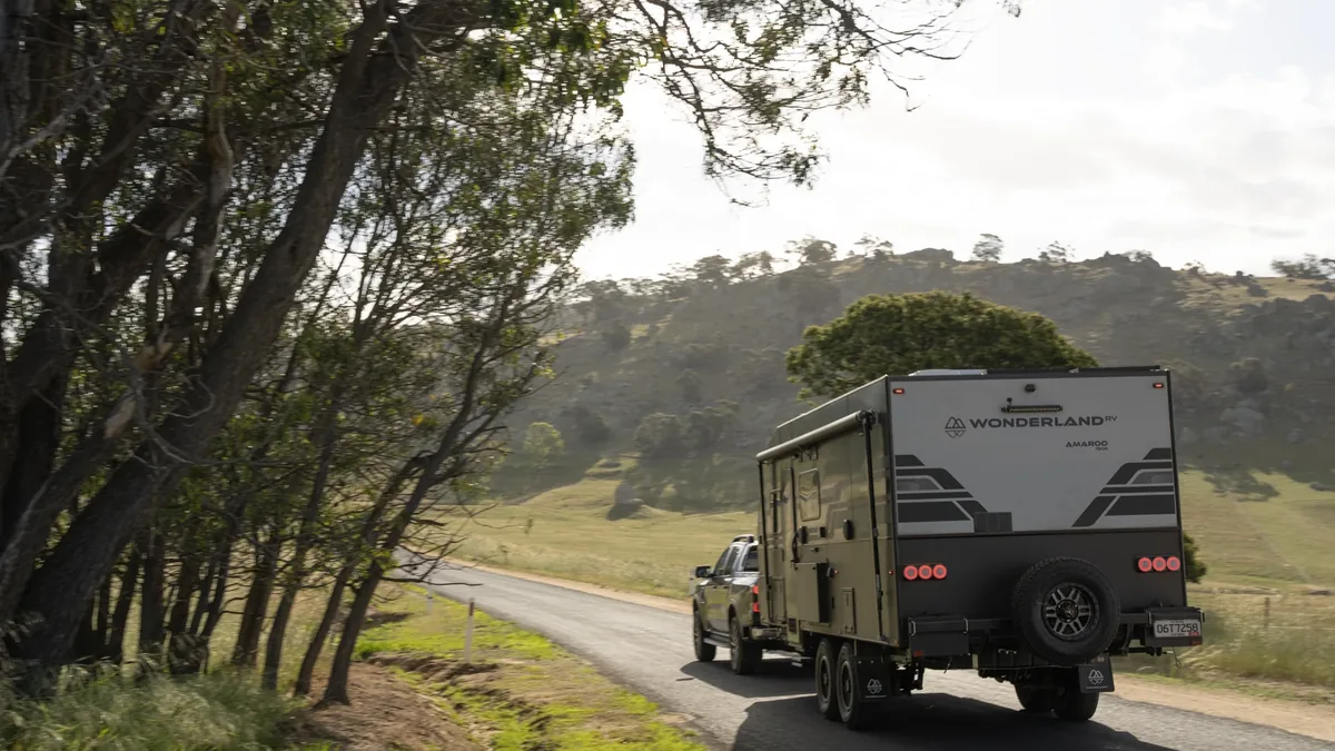 Wonderland RV Amaroo lightweight off-road caravan, exterior