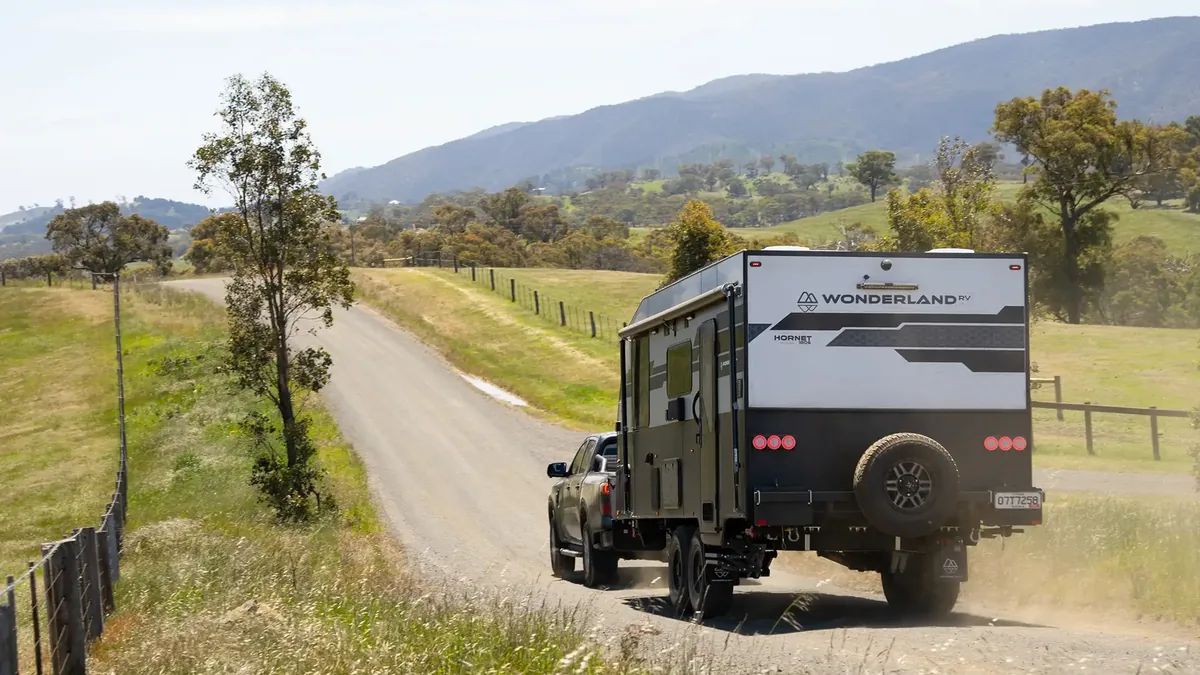 Wonderland RV Hornet off-road caravan, exterior