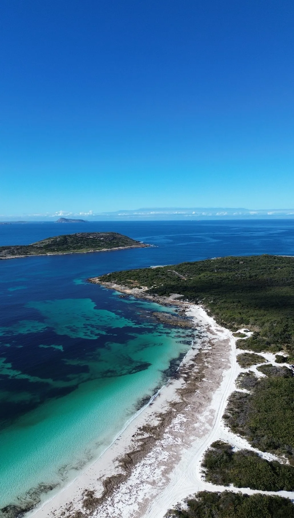 Aerial view of Alexander Bay, Western Australia